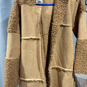 Tan Sherpa Coat